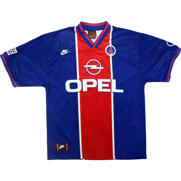 Heimtrikot Thailand Paris Saint Germain Retro 1995 1996 Blau Günstige Fußballtrikots